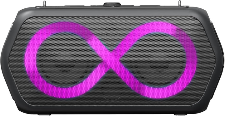 Majestic Fire 39 – Kabelloser Lautsprecher Audio 5.3, mehrfarbige LED-Lichter, 13 Effekte, USB/Micro