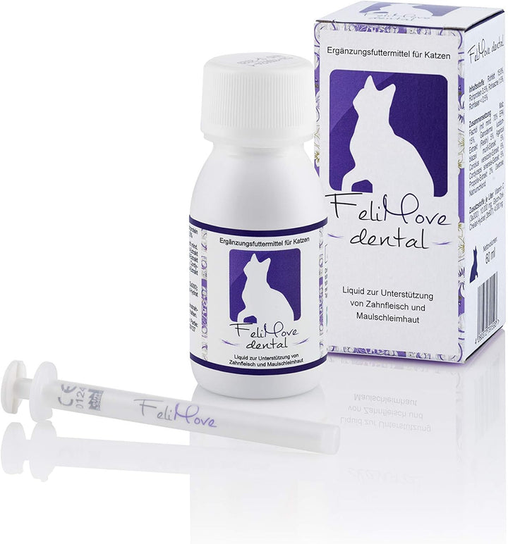 FeliMove Doppelpack dental - 2 x 60 ml Liquid zur Unterstützung von Immunsystem und Zahnfleisch von