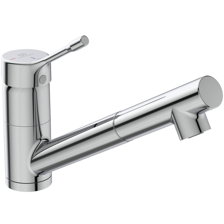 Ideal Standard BC294AA Ceralook Küchenarmatur Schwenkbar und ausziehbar, Schwenkbar und ausziehbar
