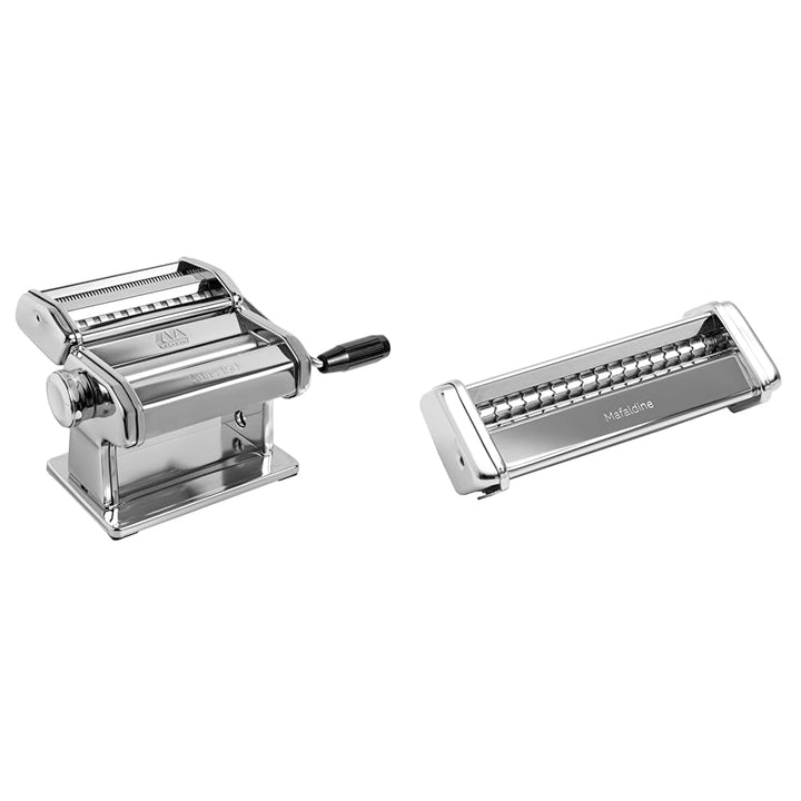 Marcato Classic Nudelmaschine Atlas 150 & Mafaldine zubehörteile Atlas 150 Bundle mit Mafaldine zube