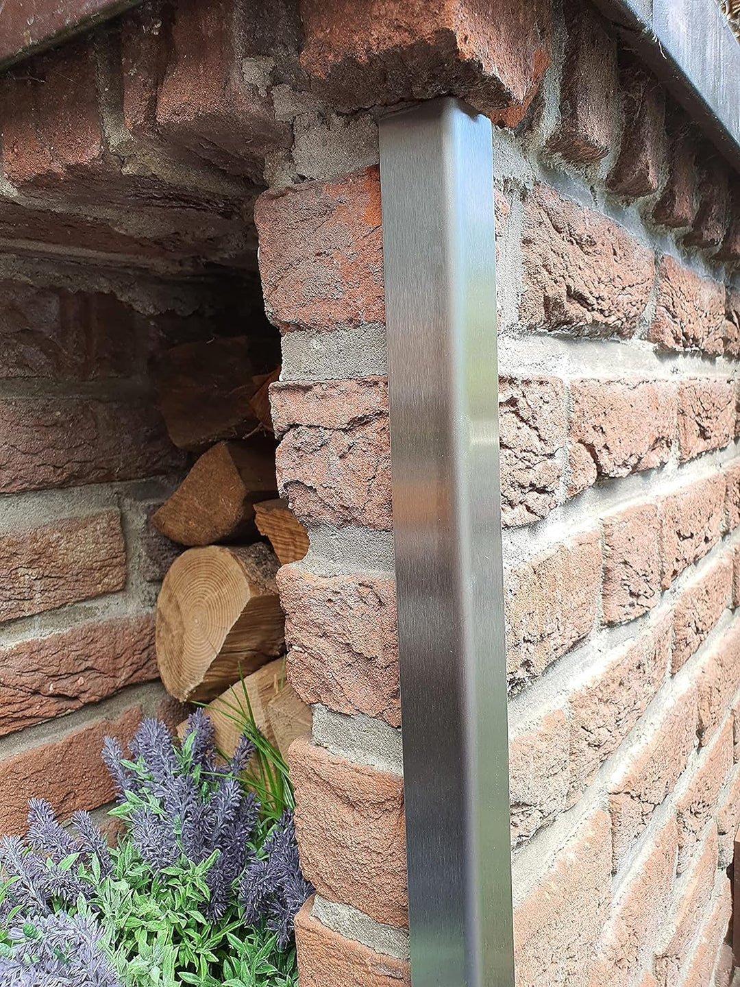 Edelstahl Winkelprofil V4A Länge 1000 mm Schenkel 100 x 100 mm Edelstahl Kantenschutz Wst.14571 Edel