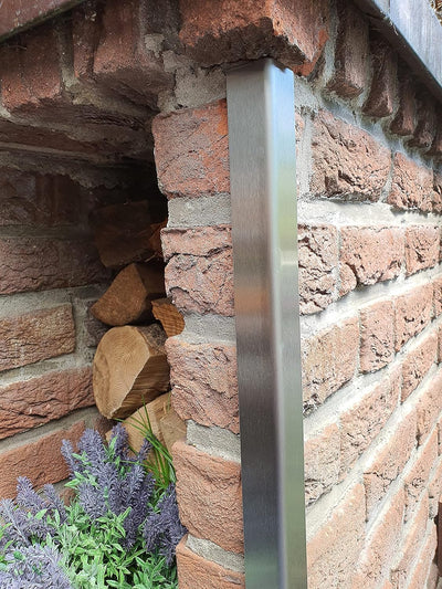 Edelstahl Winkelprofil V4A Länge 1000 mm Schenkel 100 x 100 mm Edelstahl Kantenschutz Wst.14571 Edel