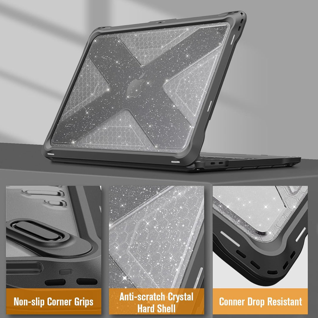 Fintie Hülle Kompatibel mit MacBook Pro 13 Zoll M2/M1 (2022-2016) A2338/A2289/A2251/A2159/A1989/A170