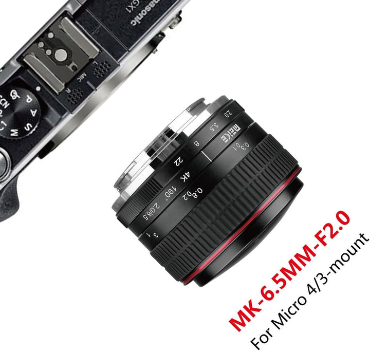 Meike MK 6,5 mm f/2.0 Objektiv Fisheye für olypums Panasonic Micro 4/3 Mount Cameras