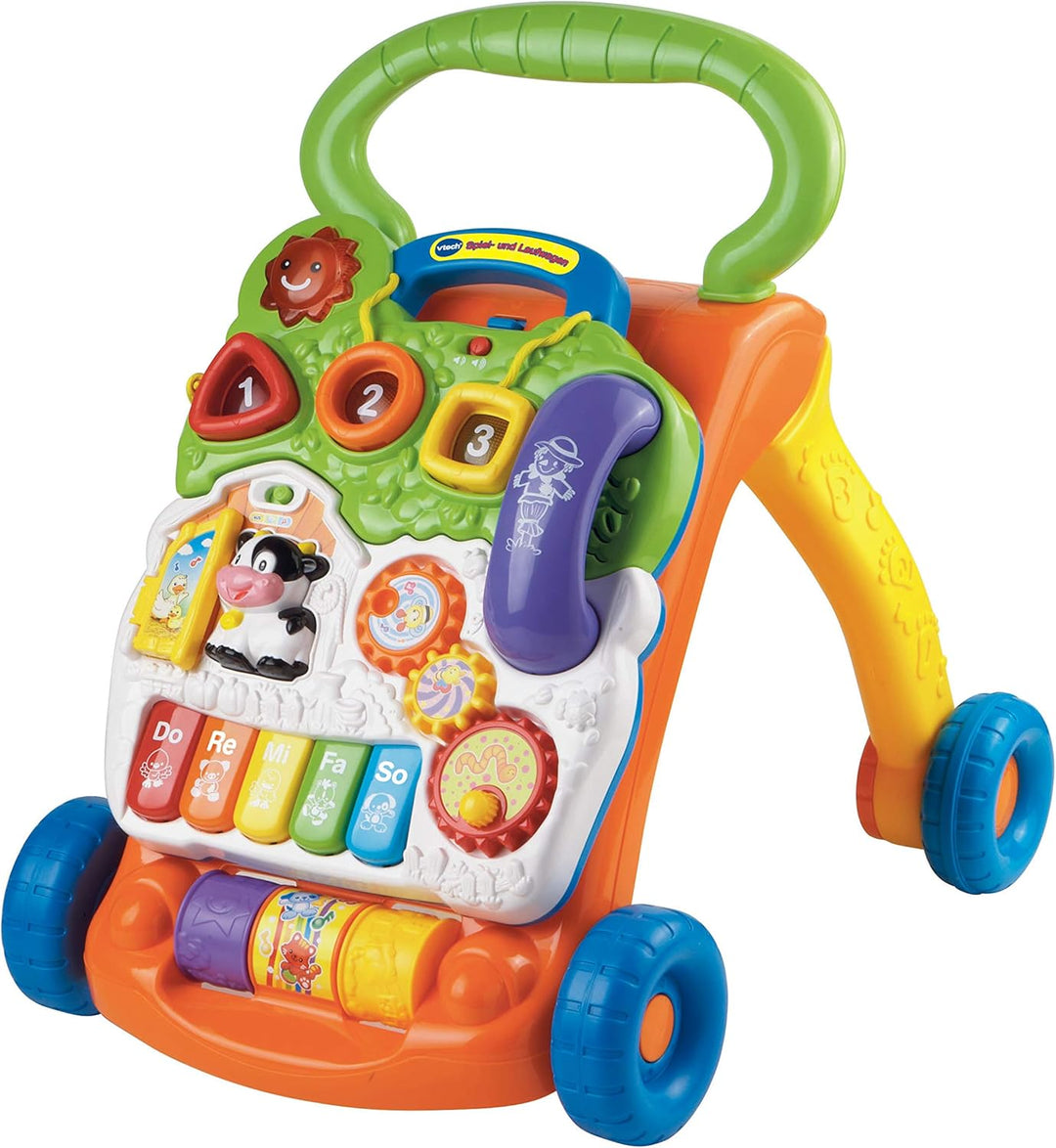 Vtech Baby Abenteuer Spieltisch –12-36 Monaten & Baby Spiel- und Laufwagen – Lauflernwagen mit regul