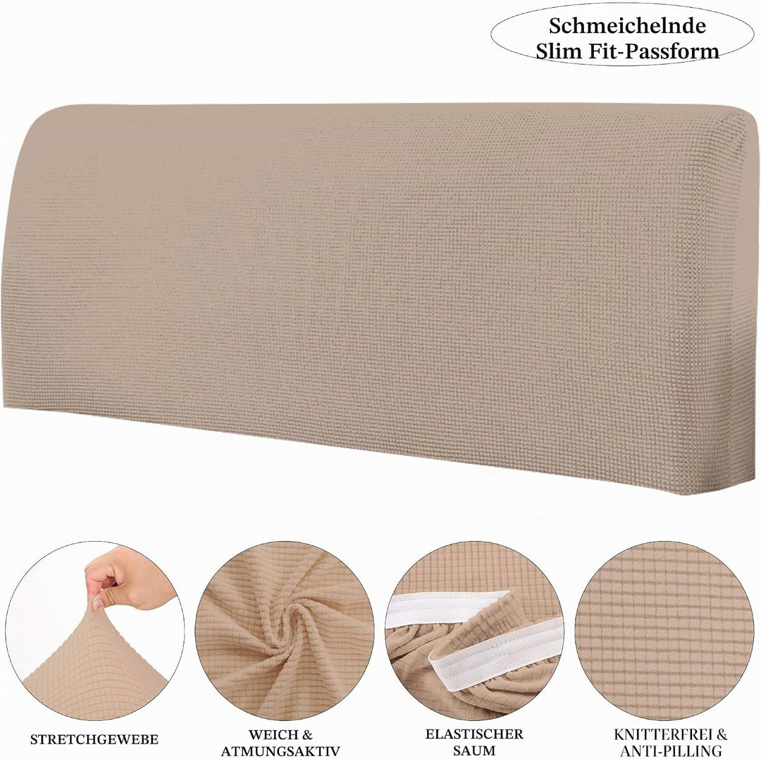 TIANSHU Stretch-Bettkopfteilbezüge Kopfteilbezug Wandschutz Dehnbare Staubdichter Bettkopfschutzbezu