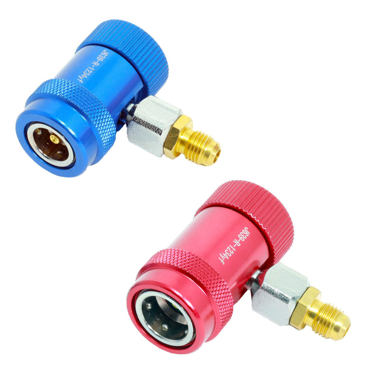 R1234yf Adapter SET Schnellkupplung Hochdruch/Niederdruck KFZ Klimaanlage