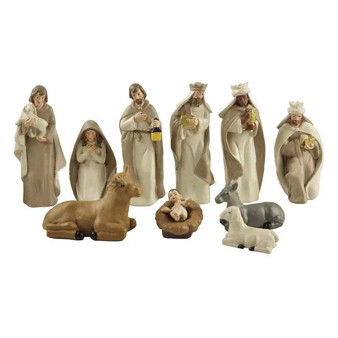 Weihnachtskrippenfiguren Weihnachtskrippe mit Figuren Weihnachtskrippe Jesus Weihnachtsfigur Polyres