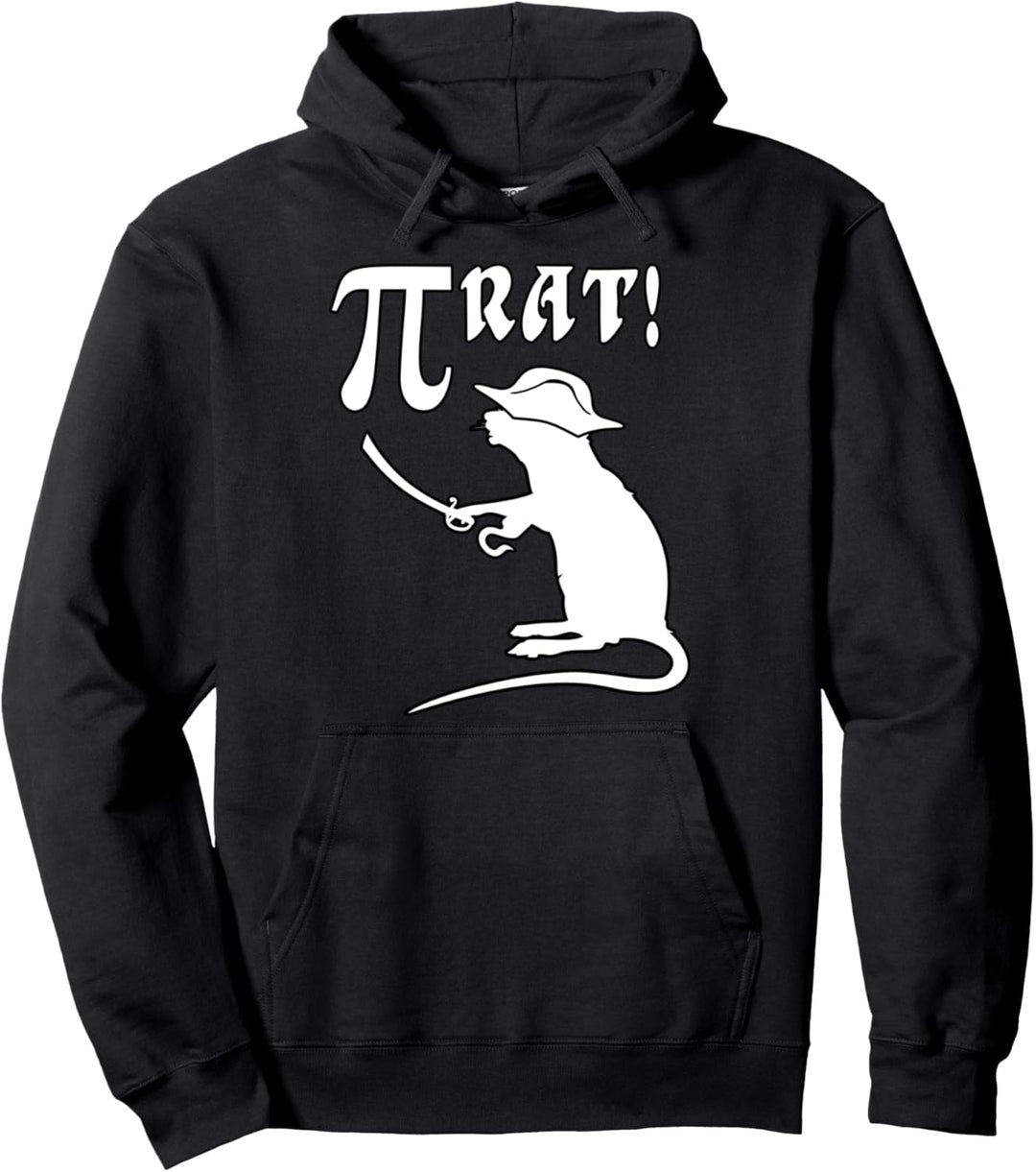 Piraten Mathe Ratte Ratten Schule Karneval Kostüm Pullover Hoodie