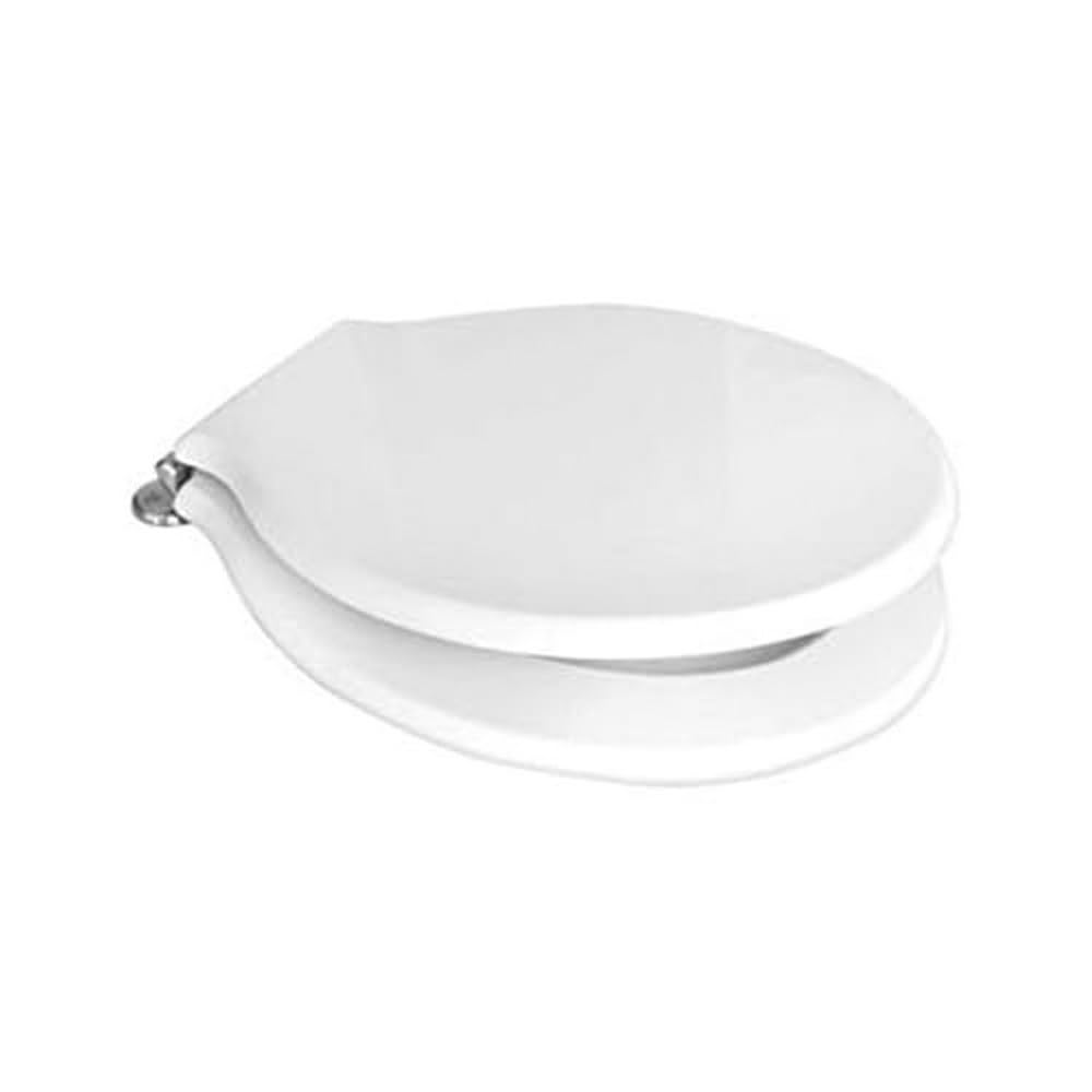 Pozzi Ginori 07761000 Pozzi Montebianco Art.07761 Sitz mit verchromten Scharnieren, Weiss