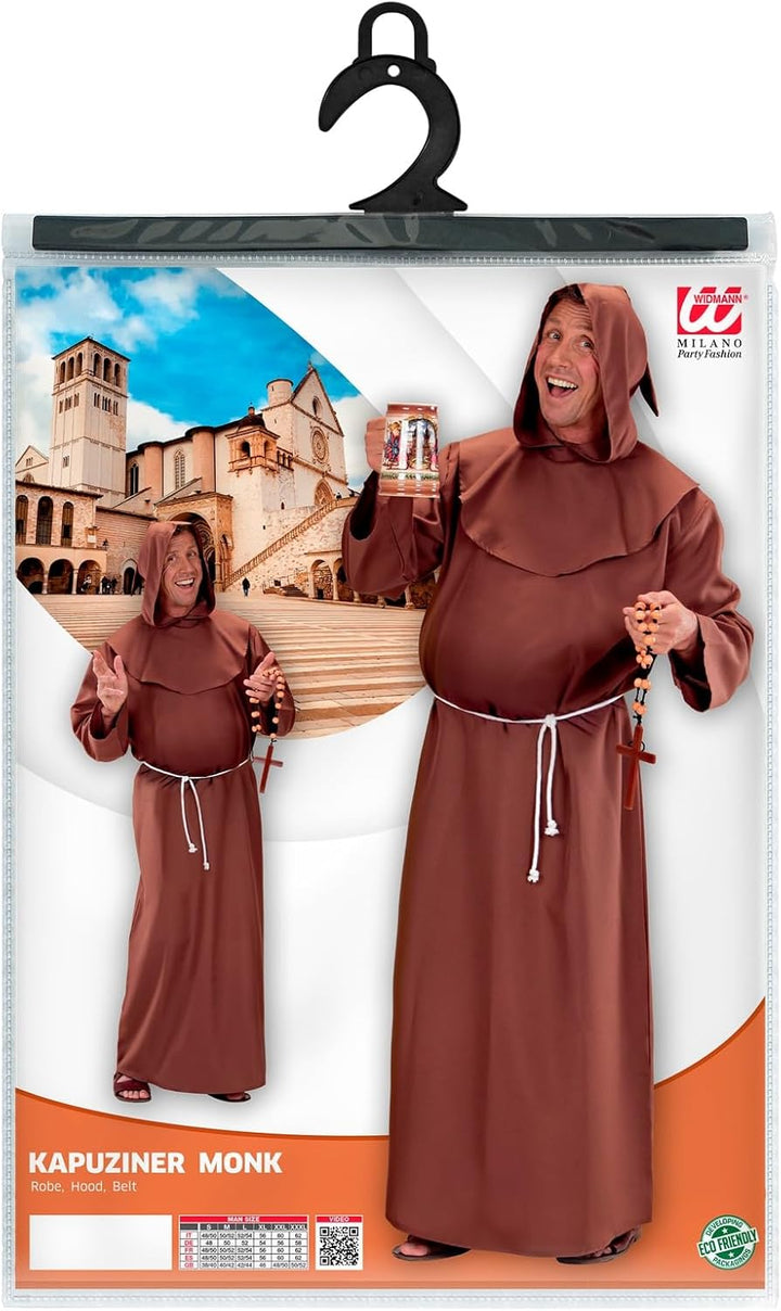 WIDMANN 44582 COSTUME FRATE CAPPUCCINO M #4458, M
