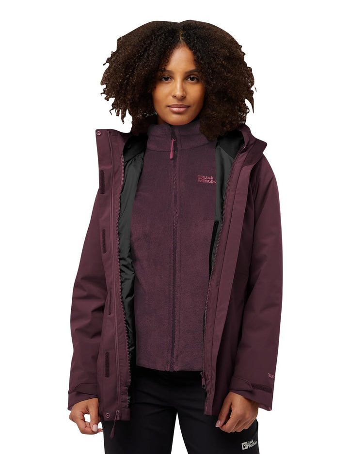 Jack Wolfskin Damen Jacke XS amaranth, XS amaranth