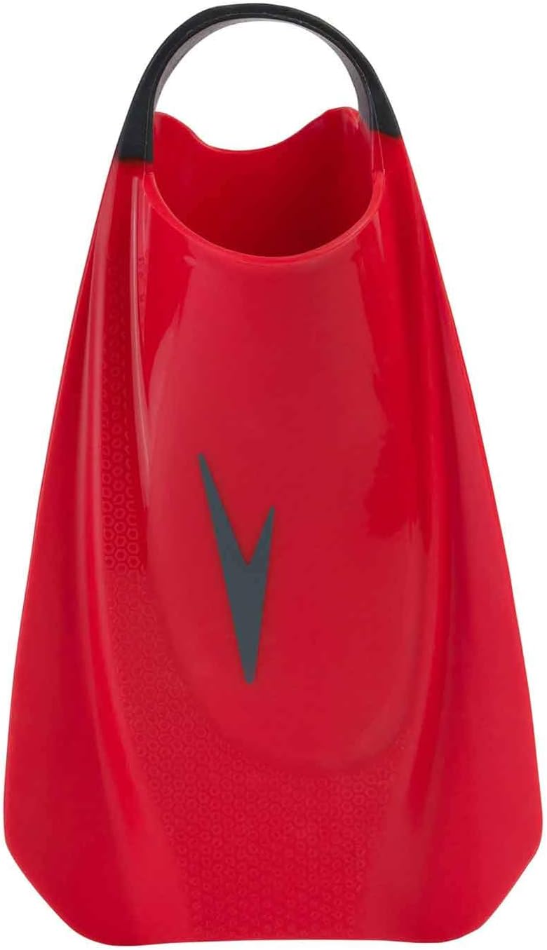 Speedo Unisex Erwachsene Fury Training Fin for Swimming Training Fin 5-6 Lava Rot/Chill Blau/Grau, 5