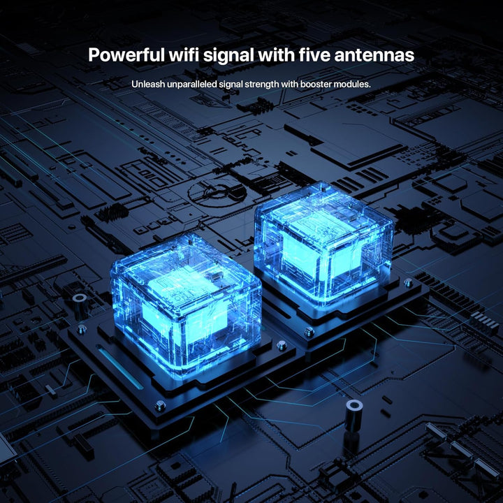 Tenda AC10 Dualband WLAN Router (867 Mbit/s bei 5 GHz + 300 Mbit/s bei 2,4 GHz) 4-Gigabit-LAN/WAN-Po