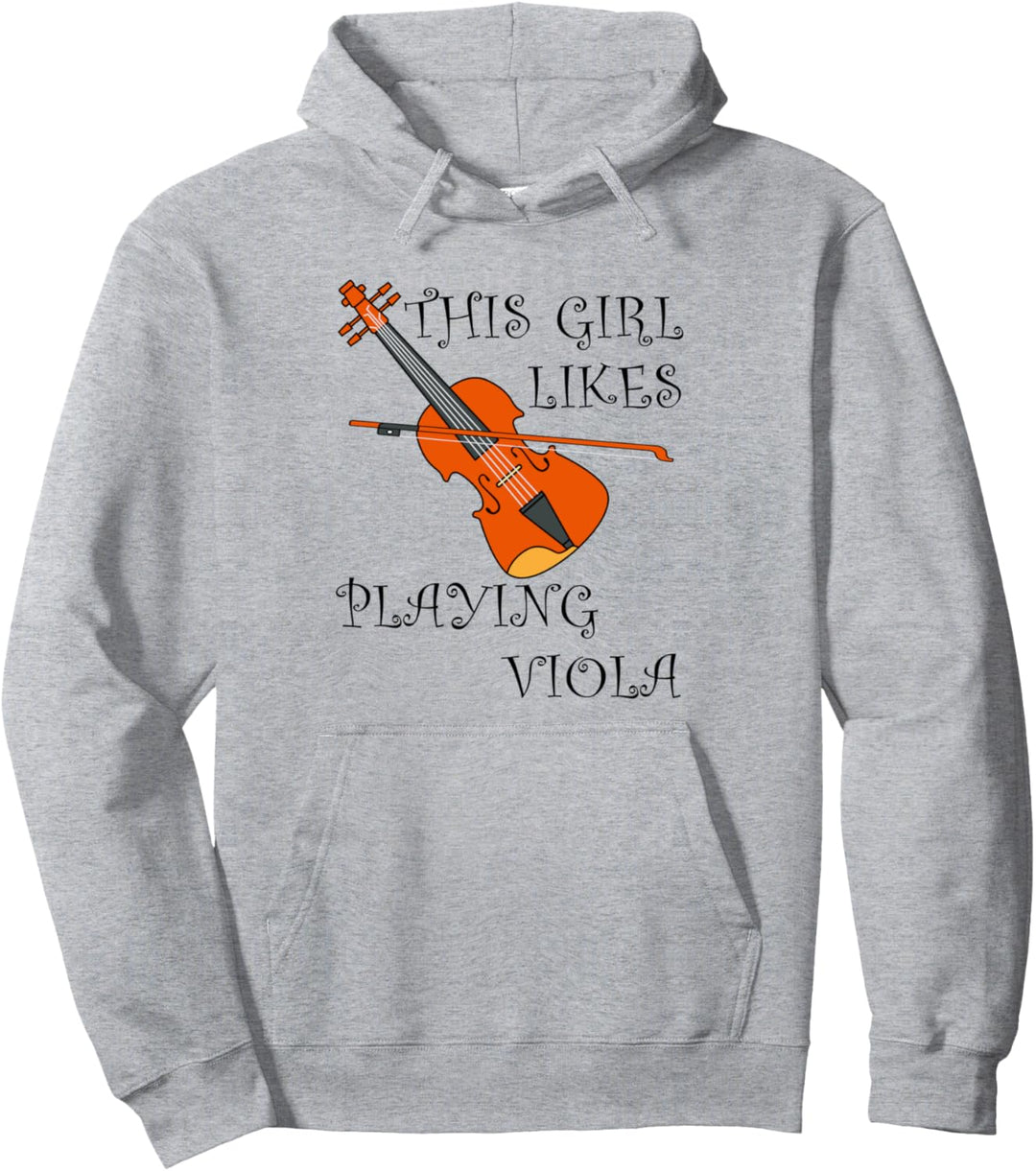 Bratschist Bratschist lustiger Spruch Mädchen mag Bratsche Pullover Hoodie