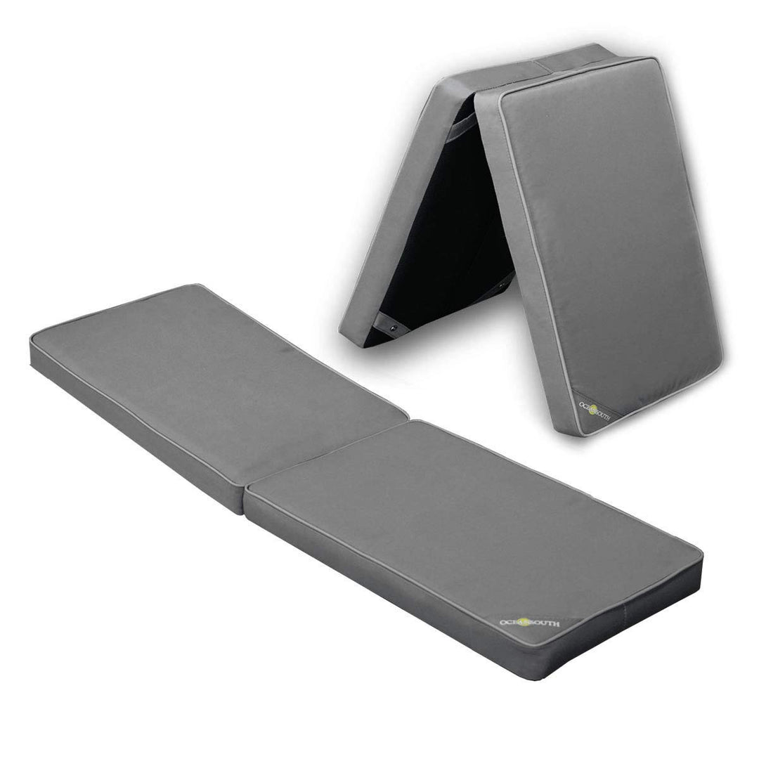 Oceansouth Boat Bench Kissen Polyester Stoff Grau 300mm x 1200mm, Grau 300mm x 1200mm
