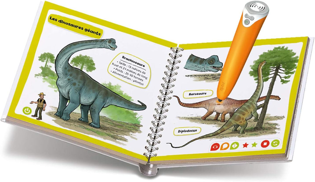 Ravensburger tiptoi® – Interaktives Buch – Mini Doc'– Die Dinosaurier – ab 4 Jahren – 00 028 Mini Do