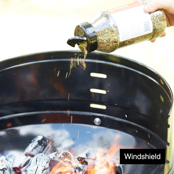 Barbecook Loewy 40 mini grill Holzkohlegrill BBQ mit Windschutz, Grillen für 4 Personen, schwarz, 40