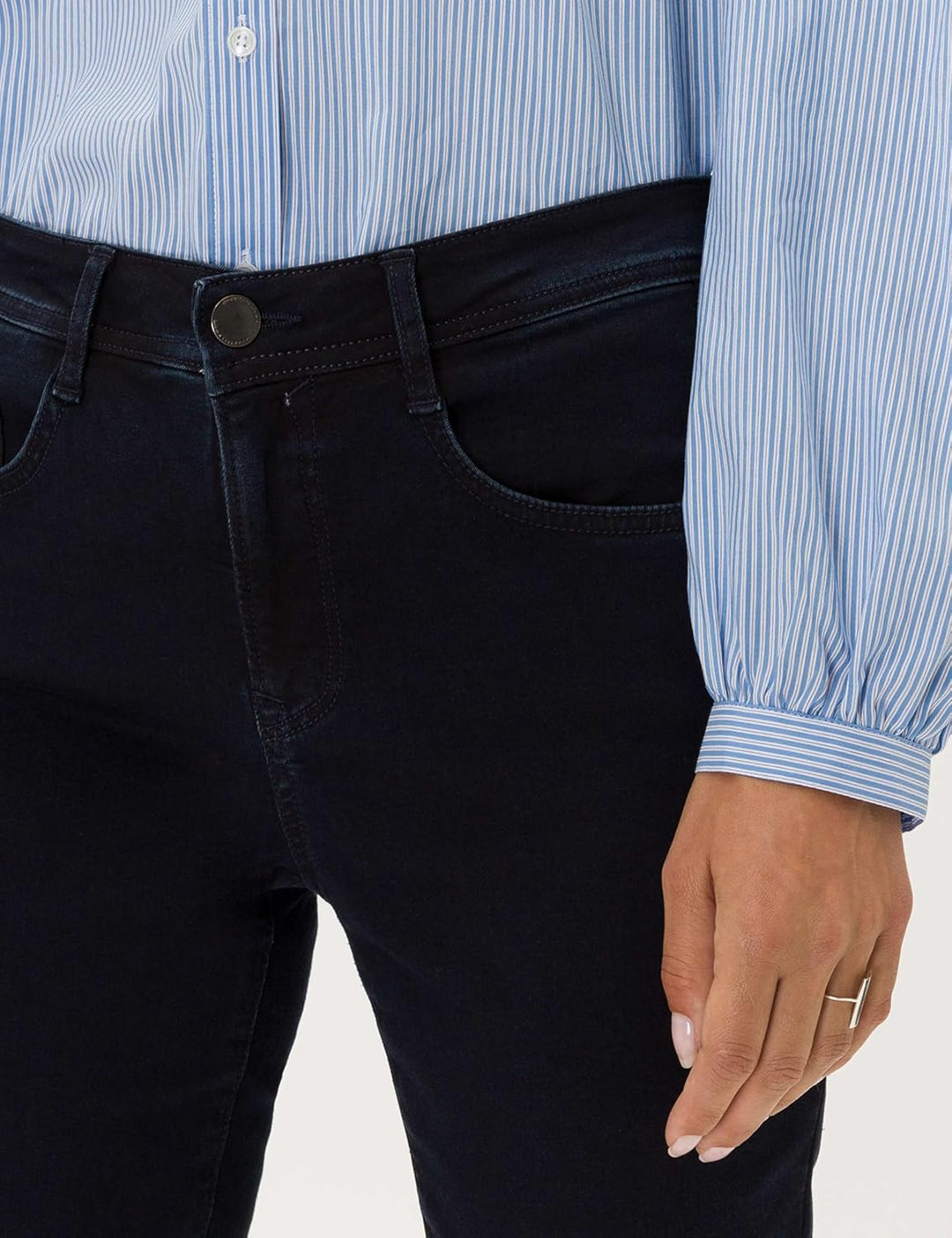 BRAX Damen Jeans Style Carola Premium Denim 32W / 34L Clean Dark Blue, 32W / 34L Clean Dark Blue