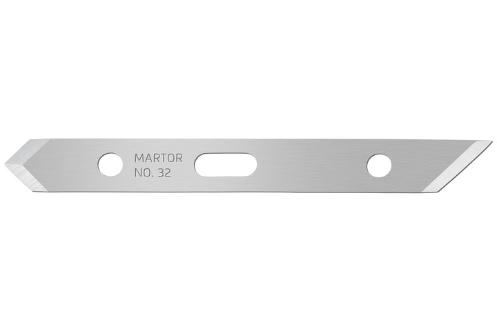 MARTOR 10 x Grafikklinge, Ersatzklingen Grafikmesser, Bastelmesser, Skalpell, 5,7 mm, Scharf, Nr. 32