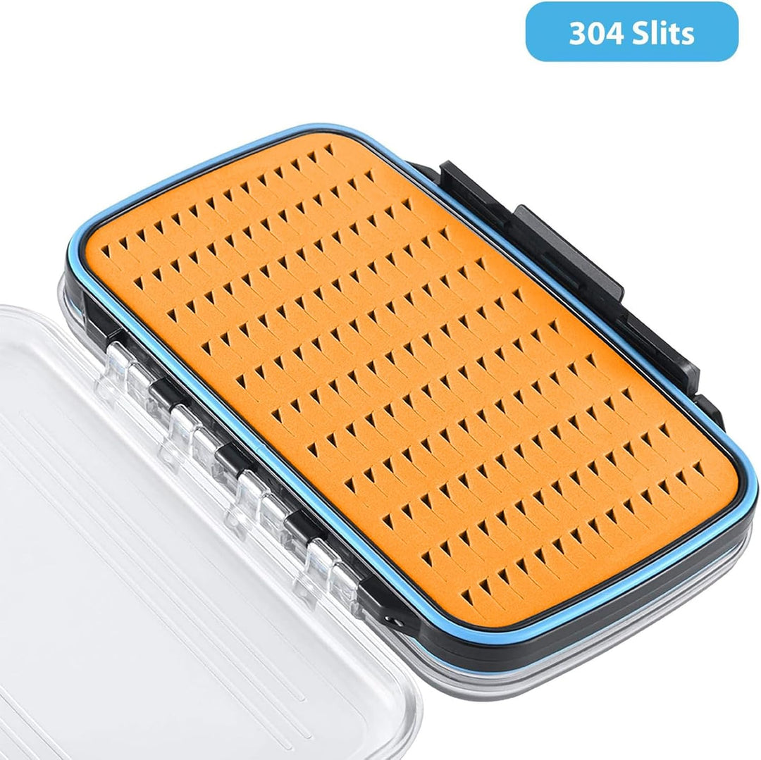 Angelkoffer leer 3 Stück Angelzubehör Köderbox Angelbox Spoon Box transparenter Angelkasten mit Grif