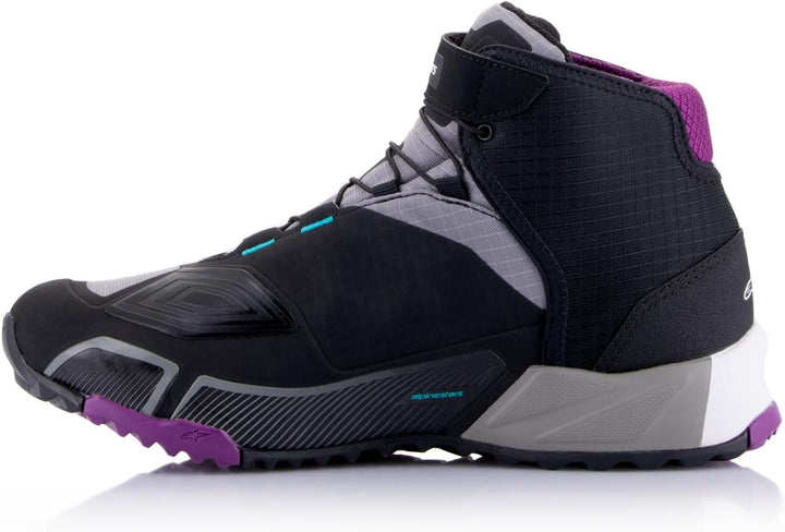 Alpinestars Nc Herren Motorradstiefel 60 EU Black Grey Plum Teal, 60 EU Black Grey Plum Teal