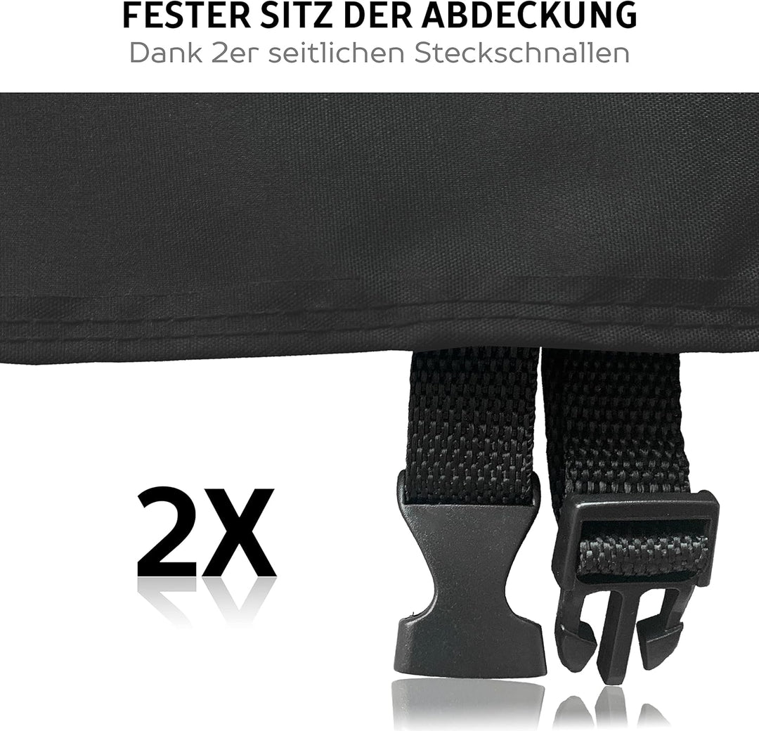AMZBBQ® Premium Grillabdeckung, wasserdichte Grillhaube für Ihren Kugelgrill, 100% Wetterfeste und U