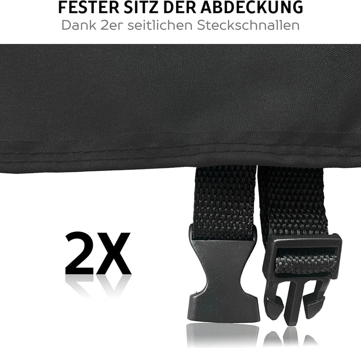 AMZBBQ® Premium Grillabdeckung, wasserdichte Grillhaube für Ihren Kugelgrill, 100% Wetterfeste und U