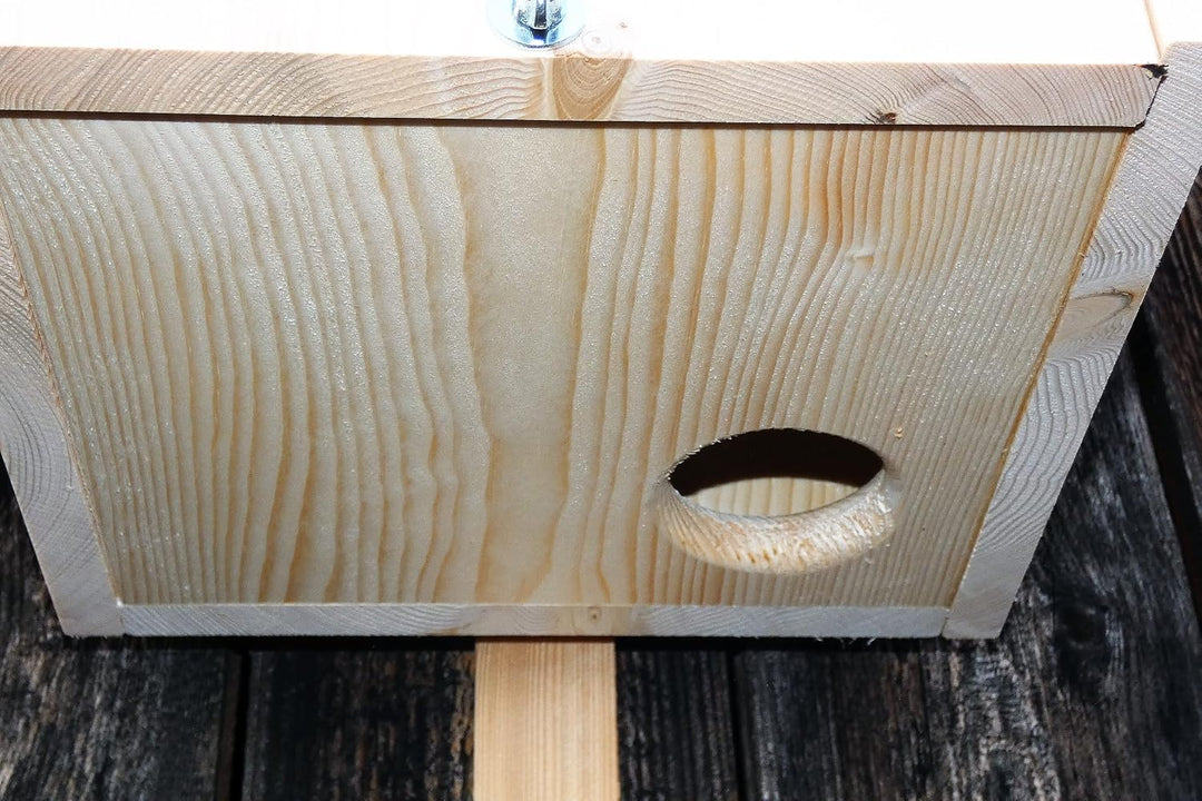 Grosser Premium Eichhörnchen Kobel, Nistkasten, 3 Eingänge, deutsches Qualitätsprodukt handgefertigt