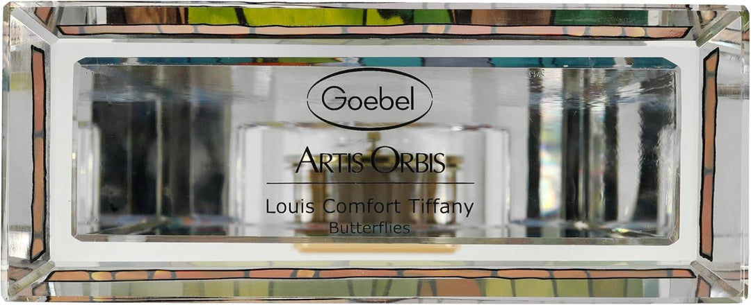 Goebel Tischuhr Tiffany - Schmetterlinge, Bunt