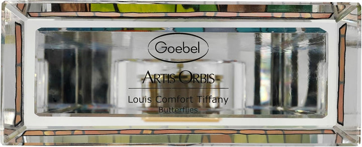 Goebel Tischuhr Tiffany - Schmetterlinge, Bunt