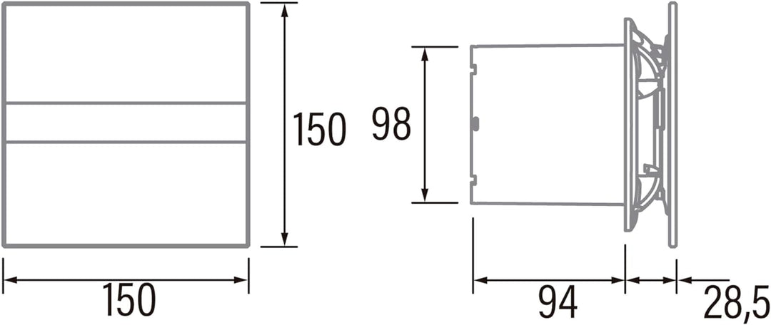 CATA E-100 GST Schwarz