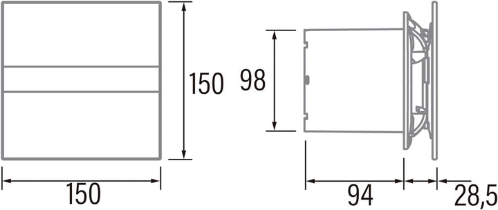 CATA E-100 GST Schwarz