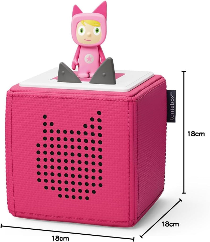 tonies Toniebox Starter Set incl 1 Creative Character, Audio Music Player Speaker for Audiobooks Son