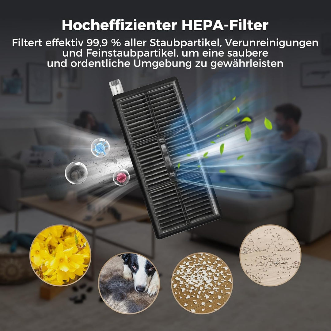 23 Stück Aqua10 Zubehör für Dreame Aqua10 Ultra Track Complete Saugroboter Ersatzteile:2 Hauptbürste