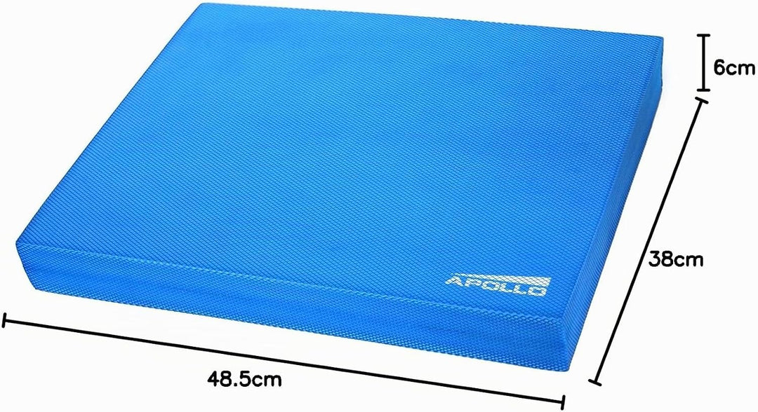 Apollo Profi Balance-Pad - Balance-Board Koordinationsmatte für Fitness,Yoga und Pilates Blau - 45 x