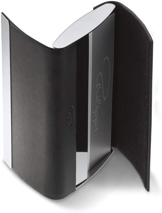 Philippi Giorgio Visitenkartenhülle, 10 cm, Schwarz
