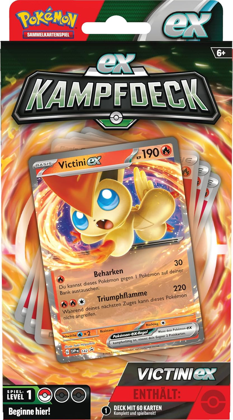 Pokémon-Sammelkartenspiel: Kampfdeck Victini-ex (sofort spielbares Deck mit 60 Karten), Victini-ex