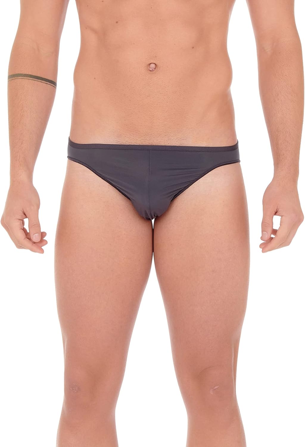 HOM Herren Micro Briefs Federn Unterwäsche, Anthrazit