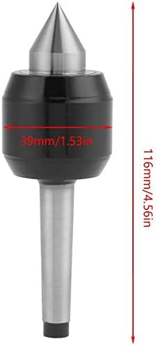 MT1 Live Center, Zentrierspitze 60 Grad Reitstock Mitlaufende Körnerspitze Drehmaschine Reitstock St