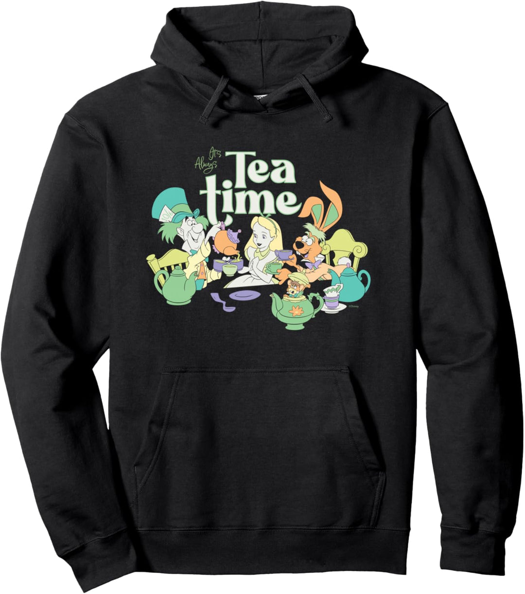 Disney Alice in Wonderland It’s Always Tea Time Vintage Pullover Hoodie