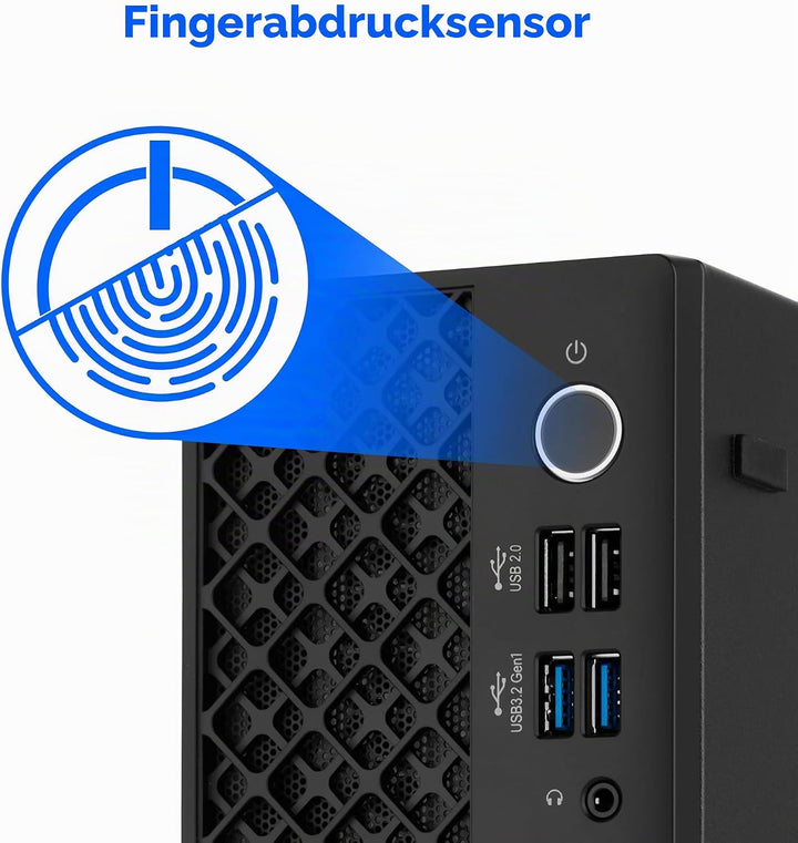MEDION Picoworx T80 III Mini PC (Slim, Core Ultra 7 258V, 32GB DDR4 RAM, 1 TB SSD, ARC 140V, USB Typ