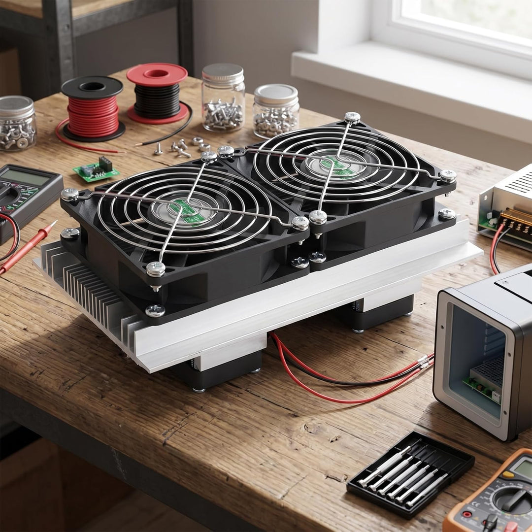 FTVOGUE Thermoelektrischer Peltier-Kühler Kühlsystem Kühlkörper Wärmeleitmodul Halbleiter-Kühlsystem