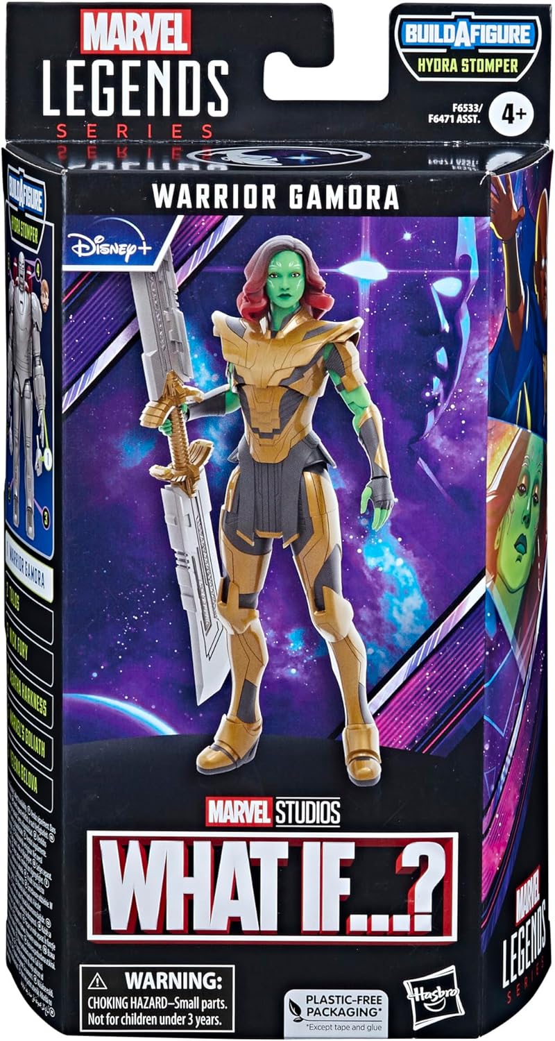 Hasbro Marvel Legends Series Warrior Gamora, What If...?Marvel Legends Action-Figur (15 cm)