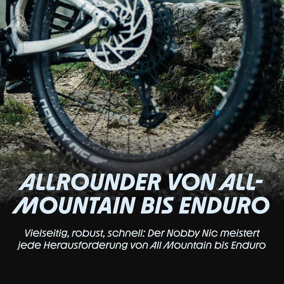 Schwalbe Nobby NIC Evo Faltreifen // 70-584 (27,5x2,8') Super Trail Schwarz, Schwarz