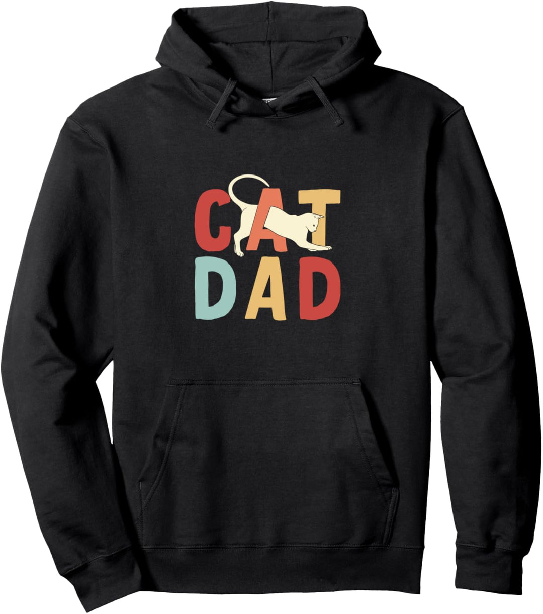 Cat Dad Katzenpapa Pullover Hoodie