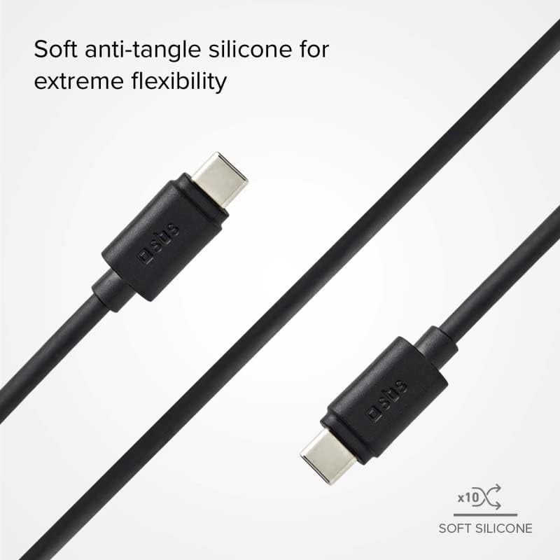 SBS CABLE DATOS/CARGA USB 3.1 TYPE C - TYPE C 1,5MTS