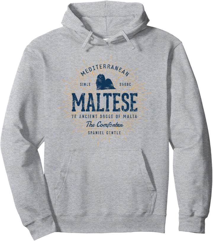 Maltese Geschenk Vintage Malteser Pullover Hoodie