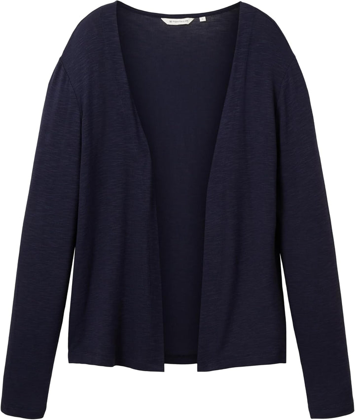 TOM TAILOR Damen Basic Sommer Cardigan, 10668 - Sky Captain Blue