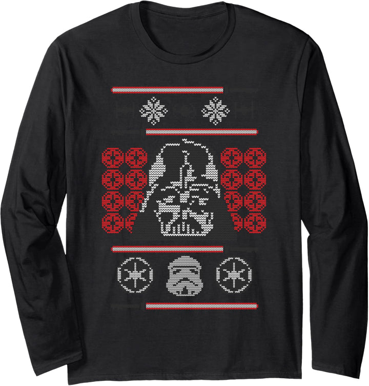 Star Wars Darth Vader Ugly Sweater Langarmshirt